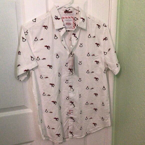 Denim & Flower Ricky Singh Holiday Cheer shirt NWT medium - Picture 1 of 5